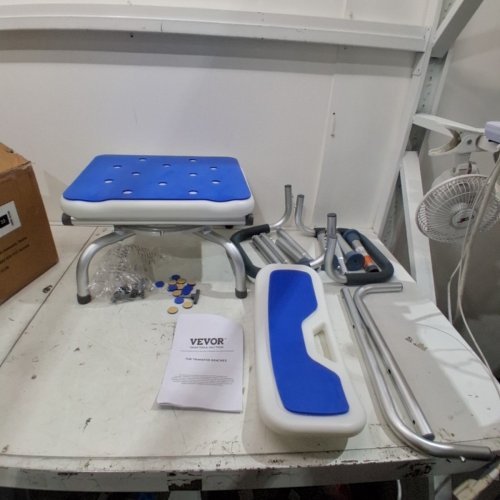 VEVOR TUB TRANSFER BENCH - 32.9" X 22.2" - BLUE AND WHITE (MODEL: FBL650325) image 2