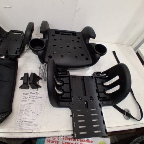 2PK EVENFLO GOTIME SPORT HIGH BACK BOOSTER - BLACK (MODEL: 35012445C) image 4