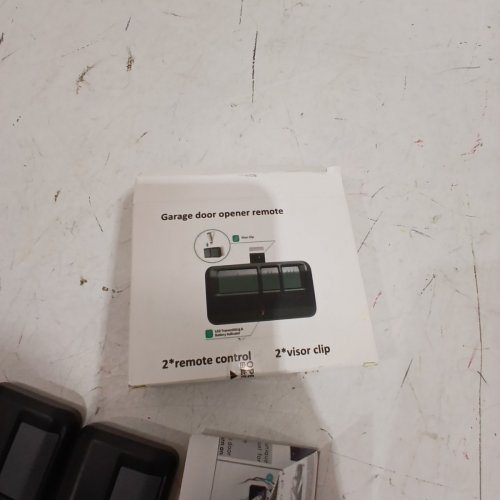 2PK UNBRANDED REMOTE CONTROL GARAGE DOOR OPENER - BLACK / GREY (MODEL: J893MAX) image 3