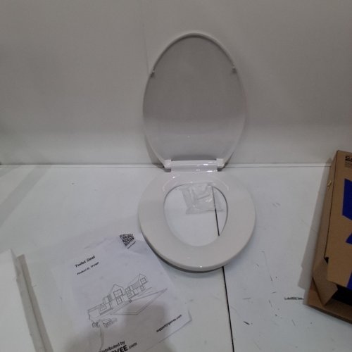 GARVEETECH ELONGATED ROUND TOILET SEAT - OSFM - WHITE (MODEL:7PVWP) image 2