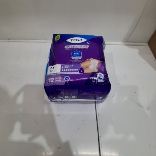 12PK TENA OVERNIGHT UNDERWEAR - MEDIUM image 2