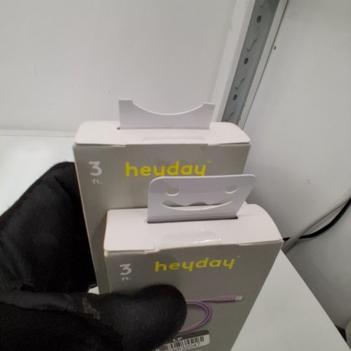 2PC ASSORTED HEYDAY USB-C TO LIGHTNING CHARGING CABLES - 3FT - GREY/PASTEL LAVENDER image 3