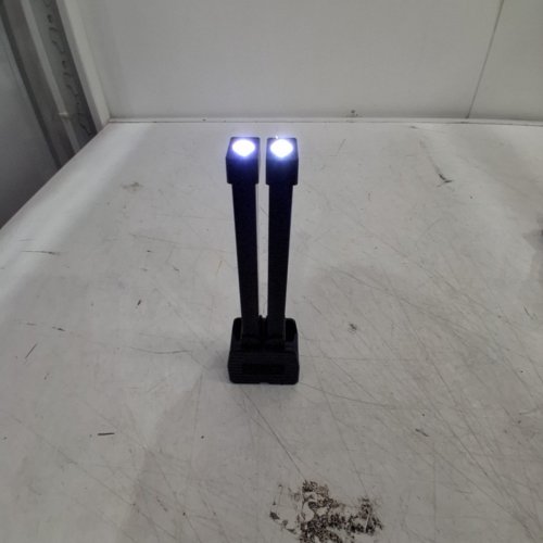 MULTIFUNCTIONAL RECHARGEABLE FOLDING LED WORK LIGHT - BLACK (MODEL: A55) image 3