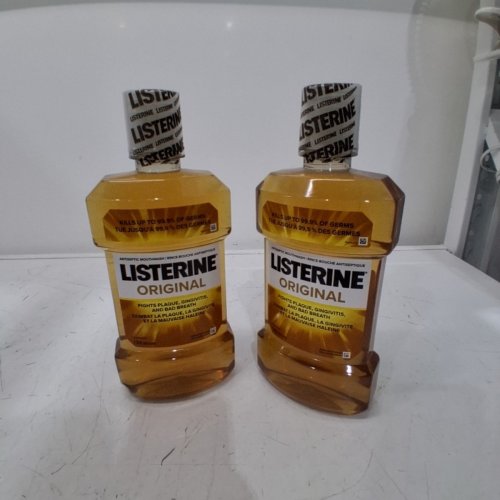 2PK LISTERINE ORIGINAL ANTISEPTIC MOUTHWASH - 1L image 2