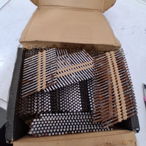 2000PK METABO 3-1/2" X .131" 21 DEGREE SMOOTH SHANK FULL ROUND HEAD BRIGHT BASIC PLASTIC STRIP COLLATED DUPLEX NAILS (HPT 50312-16D) image 2