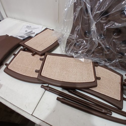 PET GEAR EASY STEP 4 PET STAIRS - 4-STEP - CHOCOLATE BROWN (MODEL: PG9740) image 3