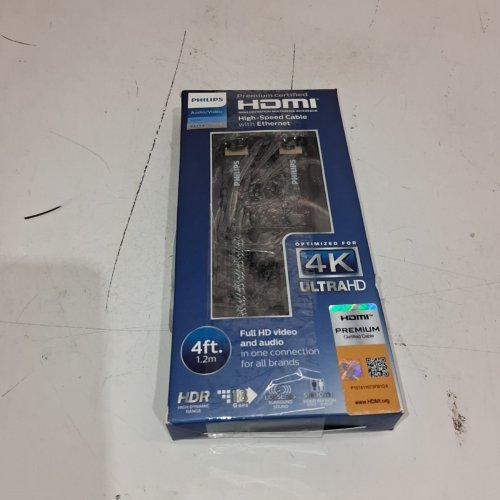 PHILIPS ELITE PREMIUM HIGH-SPEED HDMI CABLE WITH ETHERNET - 4FT - BLACK (MODEL: SWV6120P/27) image 3