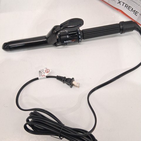 BABYLISSPRO CERAMIC CURLING IRON WITH SPRING HANDLE - 1" - BLACK (MODEL: BABC100SNC) image 3