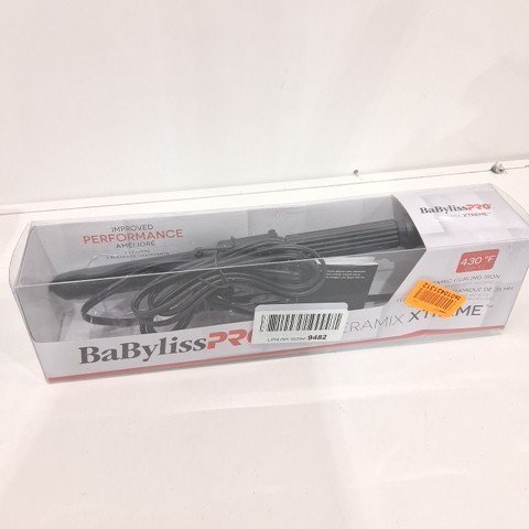 BABYLISSPRO CERAMIC CURLING IRON WITH SPRING HANDLE - 1" - BLACK (MODEL: BABC100SNC) image 4