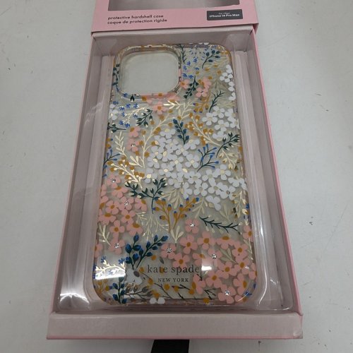 KATE SPADE PROTECTIVE CASE WITH MAGSAFE FOR IPHONE 14 PRO MAX - ROSE & GREEN FLORAL WITH GEMS image 2