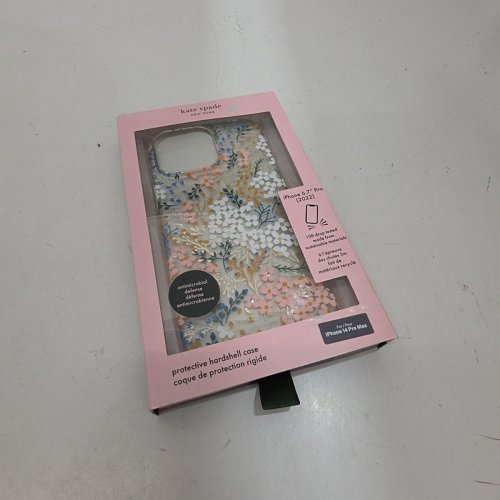 KATE SPADE PROTECTIVE CASE WITH MAGSAFE FOR IPHONE 14 PRO MAX - ROSE & GREEN FLORAL WITH GEMS image 4