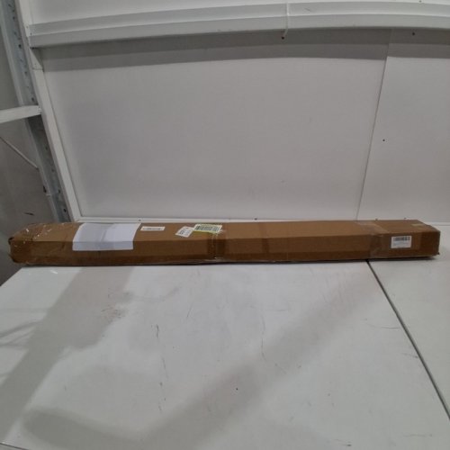 UNBRANDED ROOM DIVIDER TENSION ROD - 102" -122" - BLACK image 4