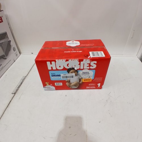 96PK HUGGIES LITTLE SNUGGLERS DISPOSABLE GENTLE SKIN PROTECTION BABY DIAPERS - SIZE 1 - DISNEY WINNIE THE POOH image 2