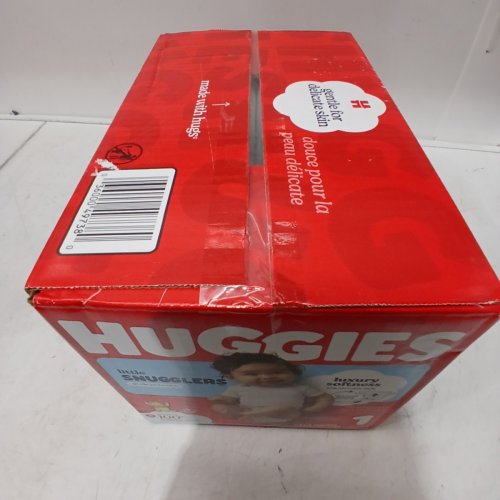 96PK HUGGIES LITTLE SNUGGLERS DISPOSABLE GENTLE SKIN PROTECTION BABY DIAPERS - SIZE 1 - DISNEY WINNIE THE POOH image 3