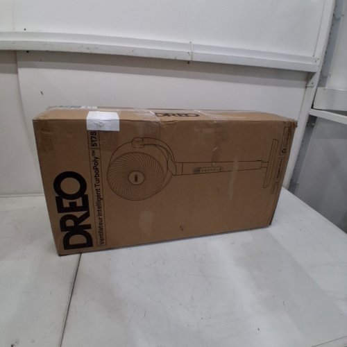DREO TURBOPOLY OSCILLATING PEDESTAL SMART FAN, WI-FI/VOICE CONTROL, 100FT 20DB QUIET CIRCULATOR, RGB LIGHT - 37" - 42FT' ADJUSTABLE HEIGHT - SILVER (MODEL: DR-HPF008S) image 7