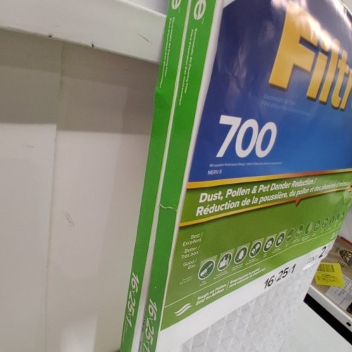 2PK FILTRETE PLEATED TOUGH OF POLLEN MPR 700 FURNACE FILTER - 16X25X4 - (MODEL: MERV 8) image 3