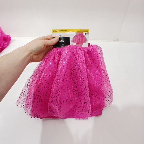 GIRL'S WAY TO CELEBRATE SPARKLY SHORT TUTU - LARGE - PINK image 3