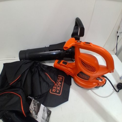 BLACK AND DECKER CORDED BACK PACK LEAF BLOWER, VACUUM & MULCHER, 250MPH, 400CFM - BLACK/ORANGE (MODEL : BEBL7000) image 6