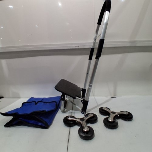 VEVOR FOLDING STAIR CLIMBER TROLLEY DOLLY - 36L - BLUE/GREY (MODEL: ‎2029B) image 2