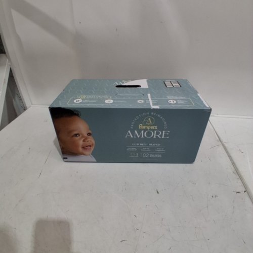 82PK PAMPERS AMORE MOST ABSORBENT AND BEST DIAPER - SIZE 1 - WHITE (UPC: 03077224453) image 2