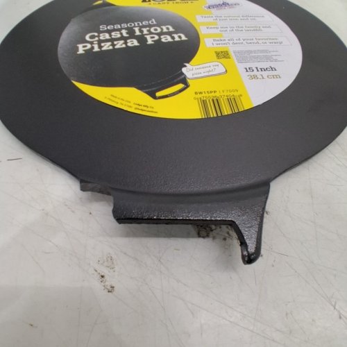 LODGE PRE-SEASONED CAST IRON PIZZA PAN - 15" - BLACK (MODEL: BW15PP) image 3