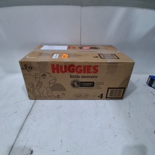 150PK HUGGIES LITTLE MOVERS DIAPERS - SIZE 4 image 3