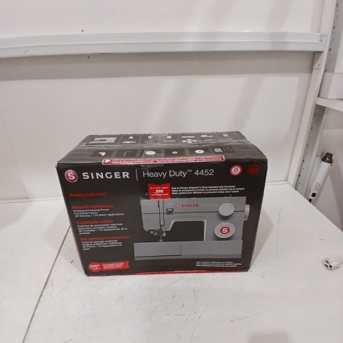 SINGER HEAVY DUTY SEWING MACHINE - GREY (MODEL: 4452) image 10