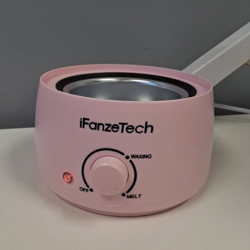 IFANZETECH HARD WAXING KIT with WAX WARMER FOR HAIR REMOVAL - PINK (MODEL: RH008) image 2