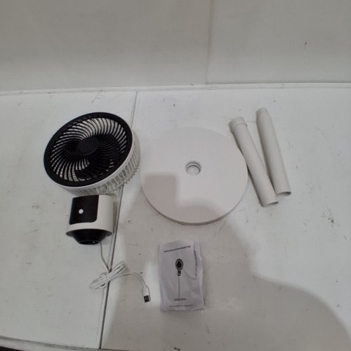 USB POWERED STANDING FAN - 31.5" - WHITE / BLACK image 3