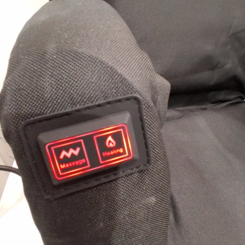 NICE C WATERPROOF HEATED MASSAGE RECLINING STADIUM SEAT WITH POWERBANK INCLUDED - BLACK image 2