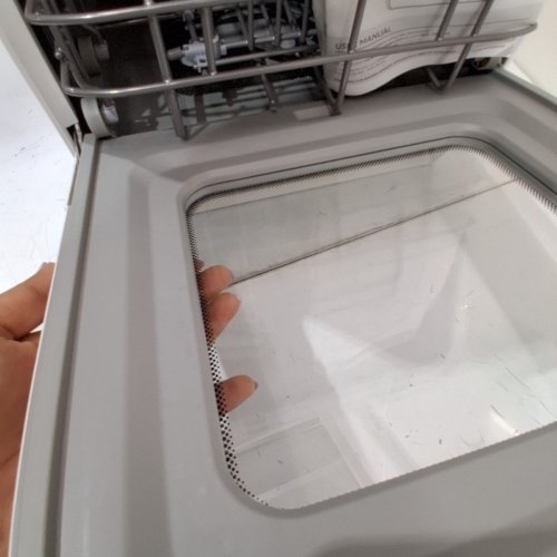 AIRMSEN PORTABLE COUNTERTOP MINI DISHWASHER WITH 5L BUILT-IN WATER TANK - 9 PROGRAMS, 14.6"X 17.8"X 20.1", SELF-CLEANING WASHING, 24H DELAY START AND ENERGY-SAVING - WHITE (MODEL: ZMW-DUHC01) image 5