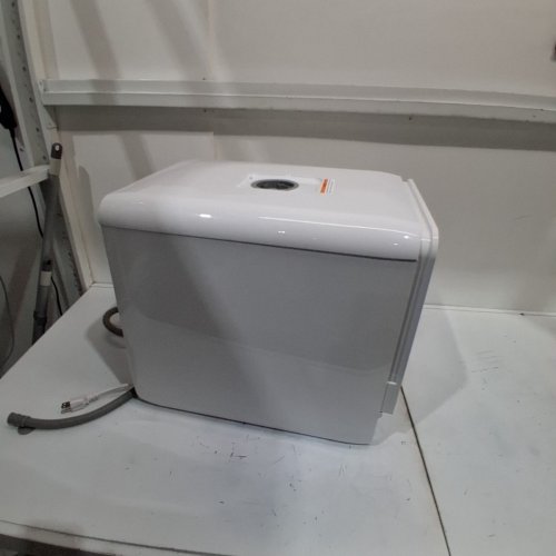 AIRMSEN PORTABLE COUNTERTOP MINI DISHWASHER WITH 5L BUILT-IN WATER TANK - 9 PROGRAMS, 14.6"X 17.8"X 20.1", SELF-CLEANING WASHING, 24H DELAY START AND ENERGY-SAVING - WHITE (MODEL: ZMW-DUHC01) image 7