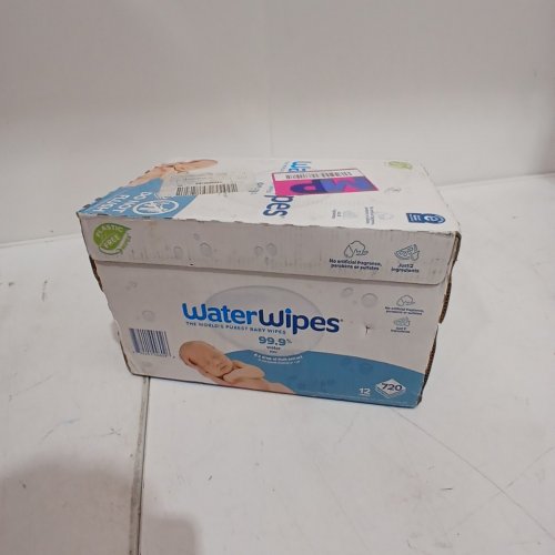 12PK WATERWIPES SENSITIVE BABY WIPES - 60 PER PACK (720 TOTAL) image 2
