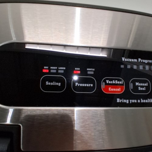 SEATAO 12-IN-1 VACUUM SEALER MACHINE WITH EASY-LOCK HANDLE, BUILT-IN CUTTER AND REMOVABLE DRIP TRAY - 80KPA - SILVER/BLACK - (MODEL:VH5156) image 2