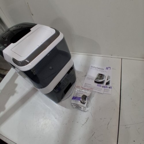 BABY BREZZA BOTTLE WASHER PRO ALL-IN-ONE STERILIZER & DRYER - HOLDS 4 BOTTLES - GREY/WHITE (MODEL: BRZ0103) image 4