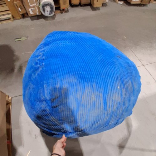 HOBESTLUK BEAN BAG CHAIR WITH FILLER - 4.5FT - BLUE - (MODEL: NEWQDD008) image 4