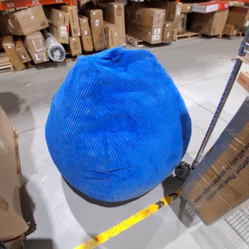 HOBESTLUK BEAN BAG CHAIR WITH FILLER - 4.5FT - BLUE - (MODEL: NEWQDD008) image 6