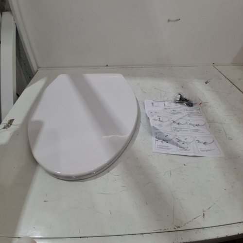ELONGATED TOILET SEAT WITH TODDLER SEAT - 19" - ELONGATED - WHITE image 2