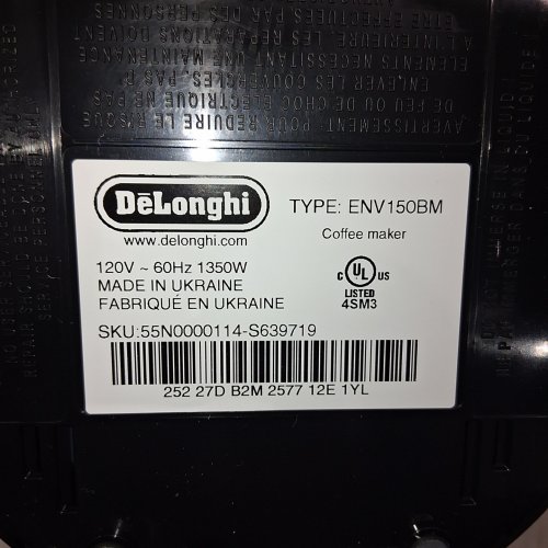 NESPRESSO BY DELONGHI VERTUO PLUS COFFEE/ESPRESSO MACHINE - MATTE BLACK (MODEL: ENV150BMCA) image 12