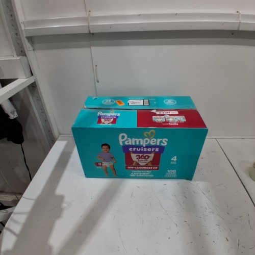 108PK PAMPERS CRUISERS 360 DEGREES 100% LEAKPROOF FIT DIAPERS - SIZE 4 (23LB - 37LB) image 3