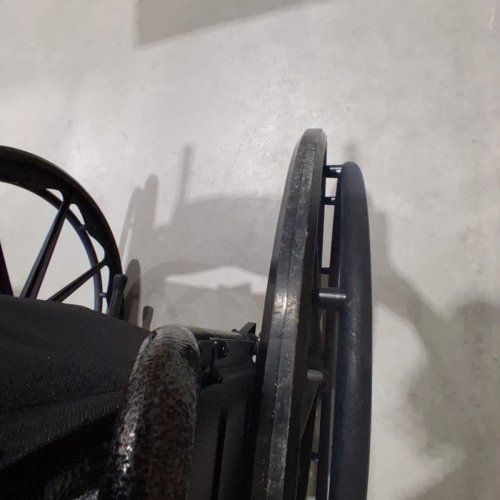 MEDLINE GUARDIAN K1 WHEELCHAIR - 16" SEAT - 300LB CAPACITY - BLACK (MODEL: K1166N22S) image 3