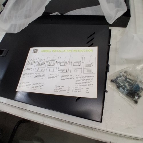 BBTEQEKN 9U WALL MOUNT SERVER CABINET RACK ENCLOSURE - BLACK image 2