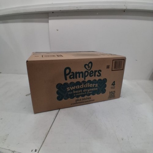 150PK PAMPERS SWADDLERS ACTIVE BABY DIAPERS - SIZE 4 - 37LBS image 4
