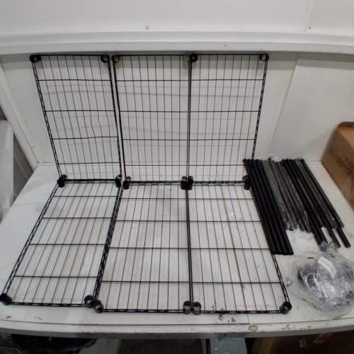HOMEFORT 6-SHELF WIRE SHELVING UNIT - 21" X 11" X 69" - BLACK (MODEL: PG-01SH031S-BLK03) image 3