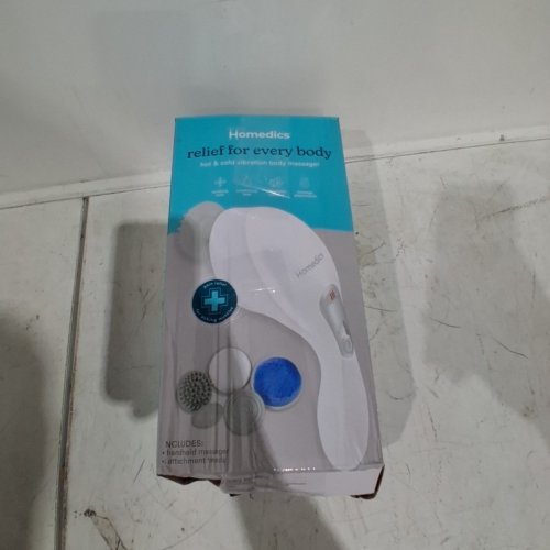 HOMEDICS HOT & COLD VIBRATION BODY MASSAGER WITH ATTACHMENTS - WHITE (MODEL: HHP-256HJ) image 4