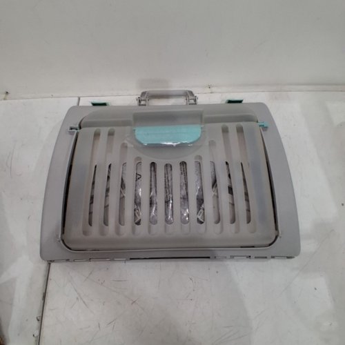 SPORT PET FOLDABLE TRAVEL CAT CARRIER WITH A WATERPROOF BED- GREY (MODEL: CM-10064-CS01) image 3
