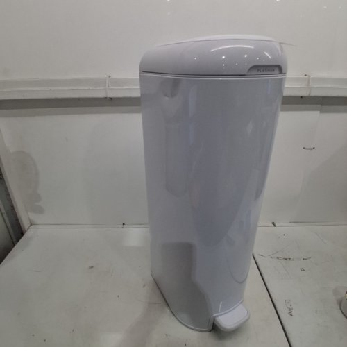 DIAPER GENIE PLATINUM DIAPER STAINLESS STEEL DIAPER PAIL - WHITE image 2