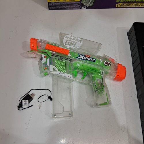 ZURU XSHOT HYPER GEL GLOW NIGHT STRIKE BLASTER - GREEN image 3