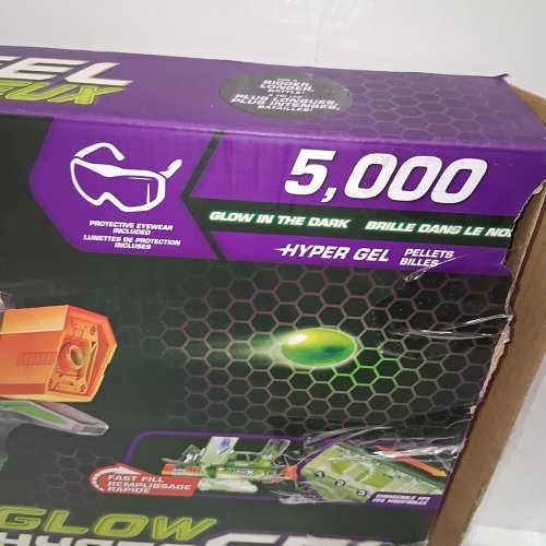 ZURU XSHOT HYPER GEL GLOW NIGHT STRIKE BLASTER - GREEN image 4