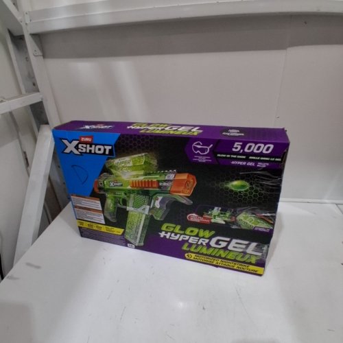 ZURU XSHOT HYPER GEL GLOW NIGHT STRIKE BLASTER - GREEN image 5